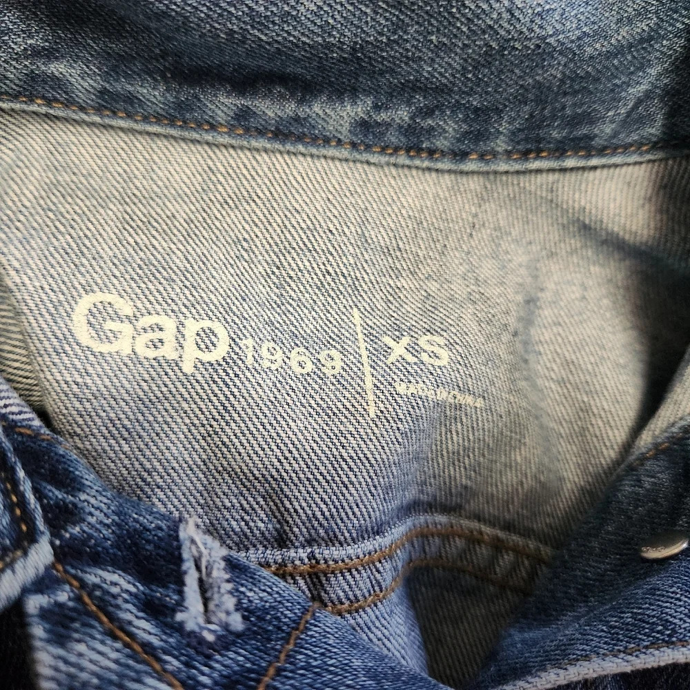 GAP denim‎ jacket size XS - Picture 9 of 12
